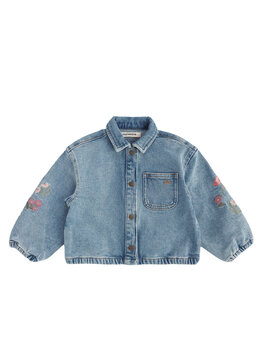 Your Wishes Stretch Denim | Embroidery Jacket