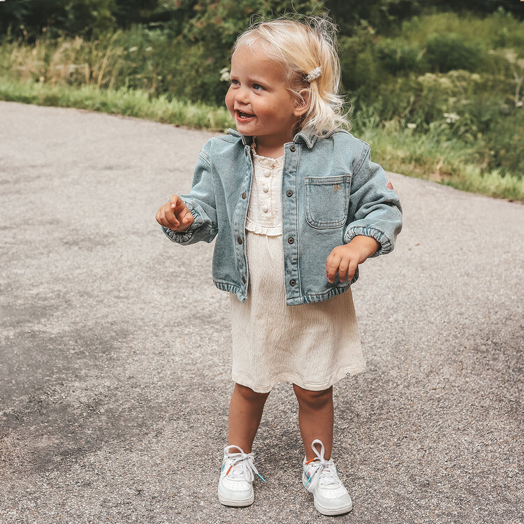 Your Wishes Stretch Denim | Embroidery Jacket