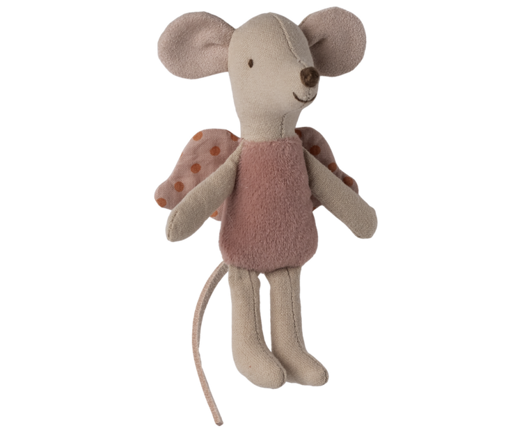 Maileg 17-5106-02 Fairy mouse, Little - Rose