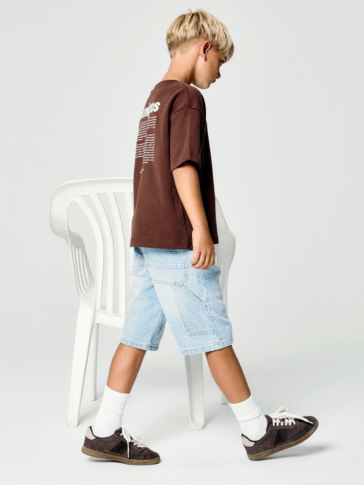 Name it NKMHOLLE SS RLX TOP - Chestnut