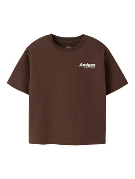 Name it NKMHOLLE SS RLX TOP - Chestnut