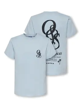 Only & Sons OSJCLEVE REG SS TEE JRS -Skyway