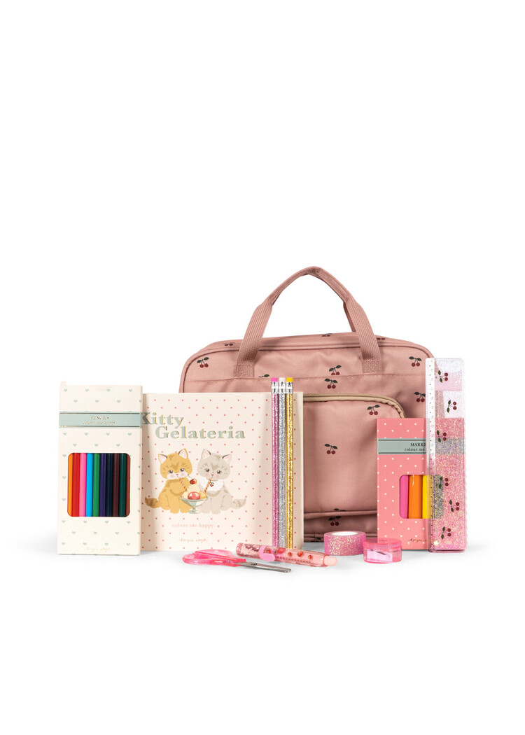 Konges Slojd HOLIDAY ESSENTIALS BAG - CHERRY