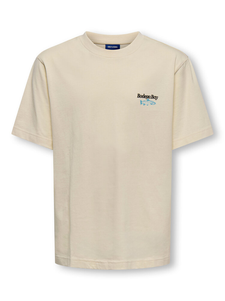 Only & Sons OSJFISHY LIFE RLX SS TEE - Antique White