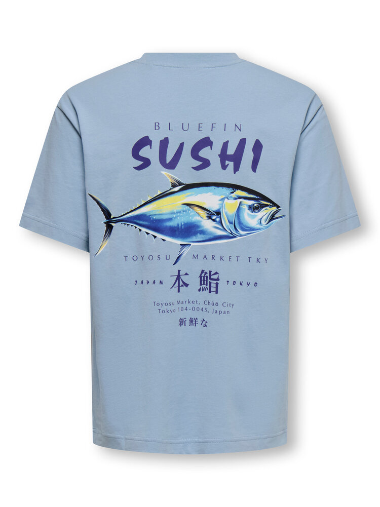 Only & Sons OSJFISHY LIFE RLX SS TEE - Powder Blue