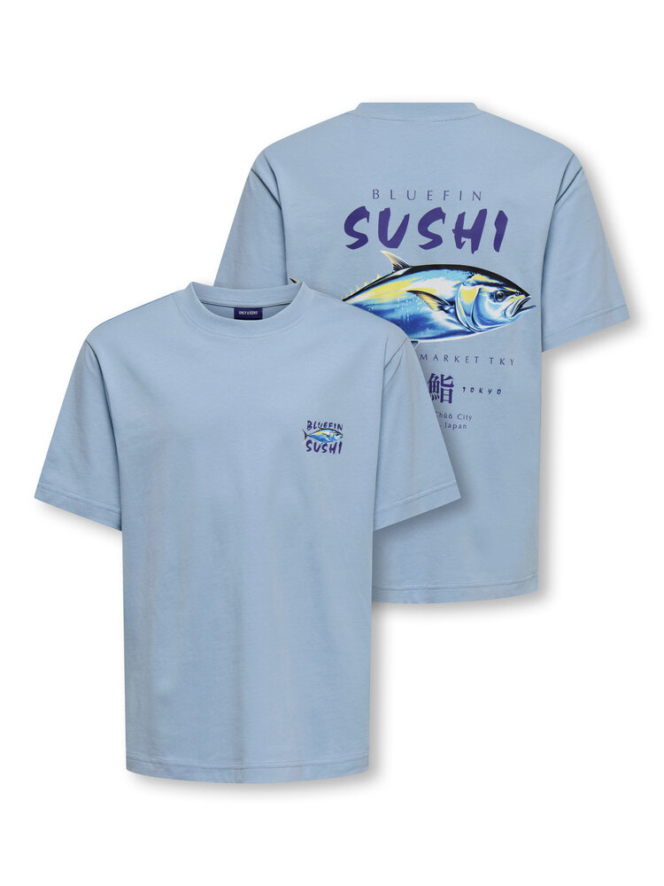 Only & Sons OSJFISHY LIFE RLX SS TEE - Powder Blue