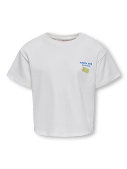 Only KOGJOY LIFE SS PRINTED - Cloud Dancer