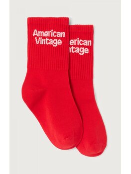 American Vintage Sokken  - Rood