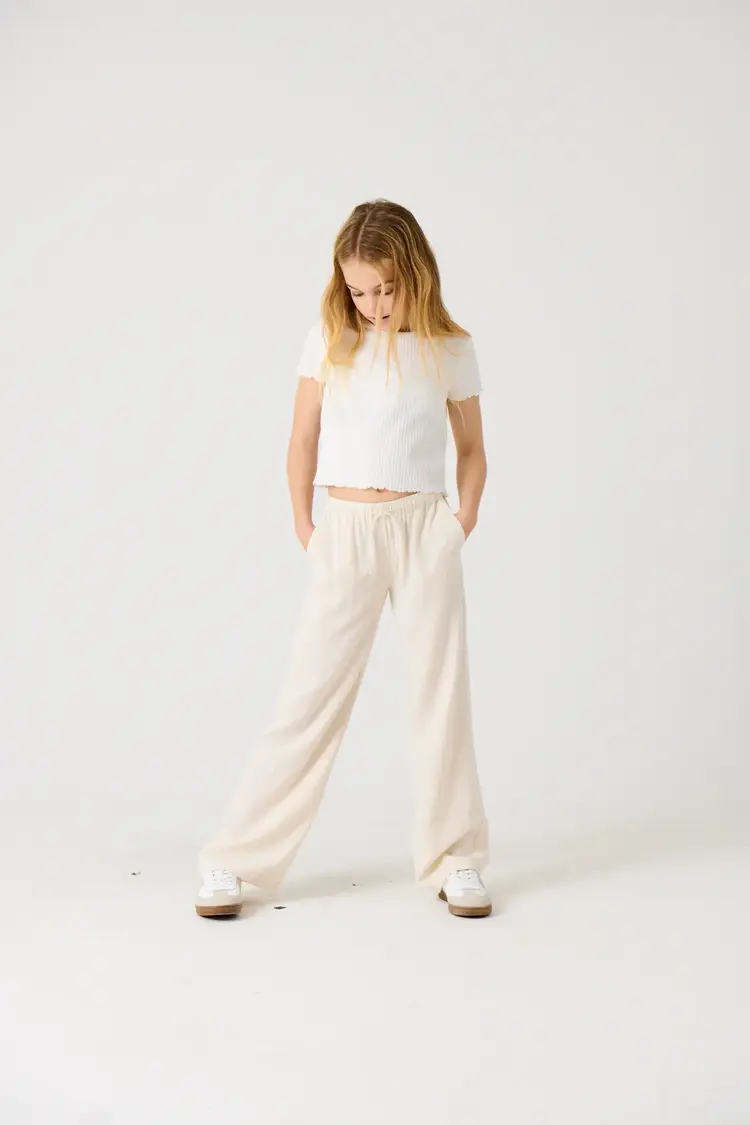 Only KOGSIESTA PULL-UP LINEN BLEND