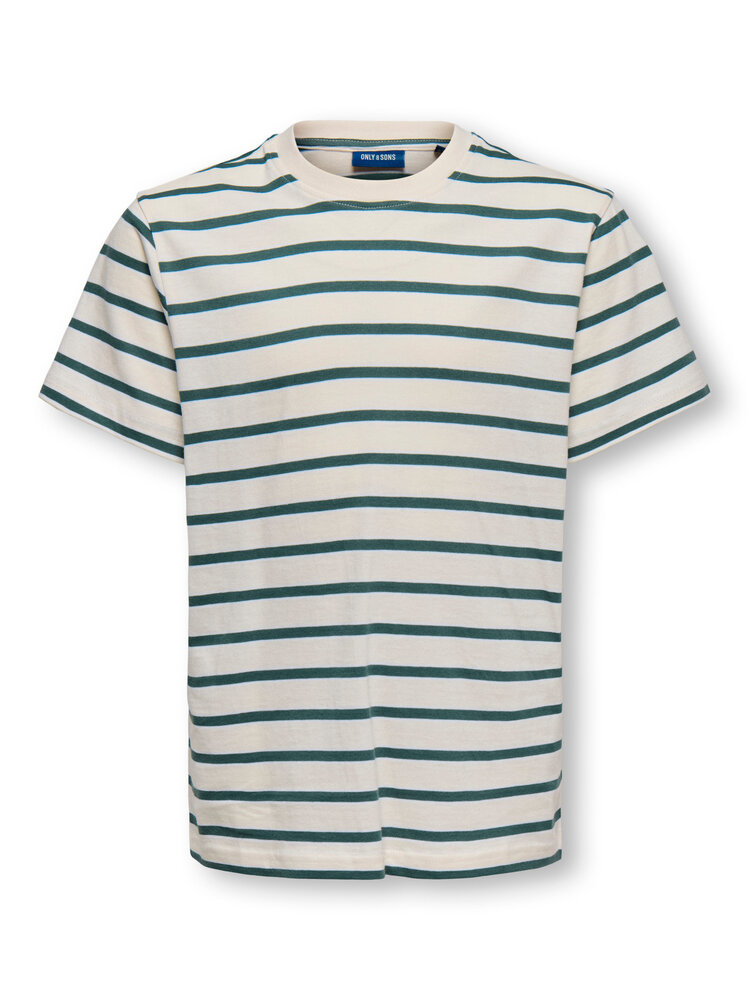 Only & Sons OSJFRED LIFE REG SS STRIPE TEE