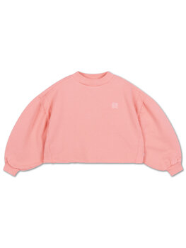Repose AMS Crop Heart Sweater - Flamingo