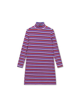 Repose AMS Turtle Tube Dress - Stripe