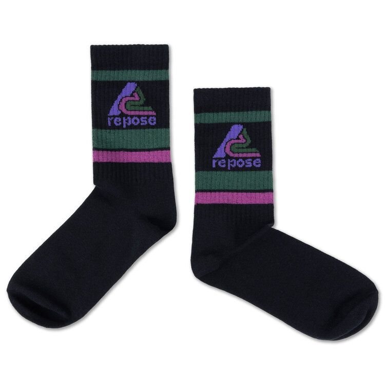 Repose AMS Sporty Socks - Logo/Black