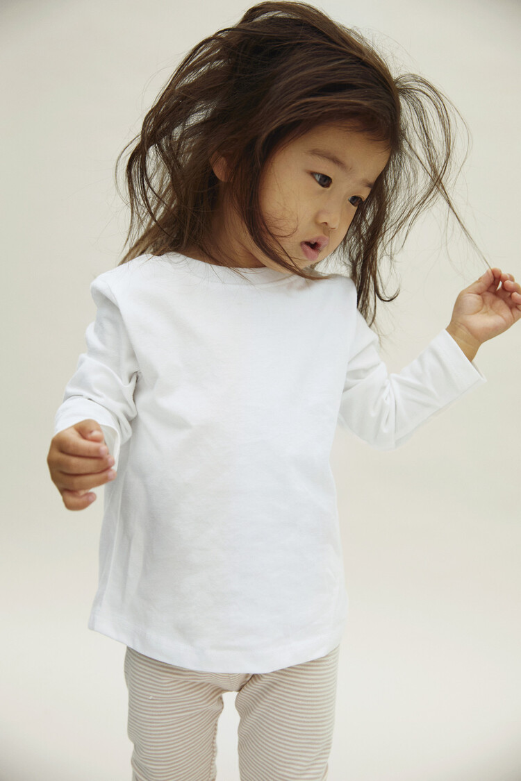 Gray Label L/S Tee GOTS | White