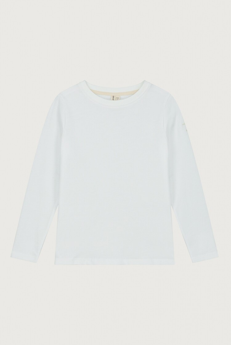 Gray Label L/S Tee GOTS | White