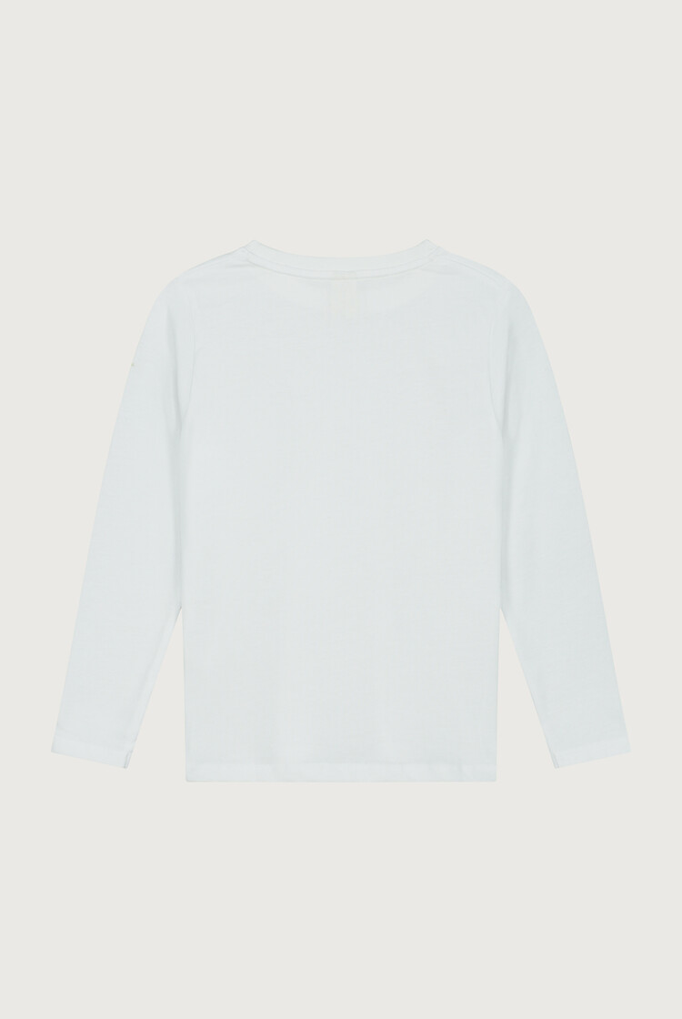 Gray Label L/S Tee GOTS | White