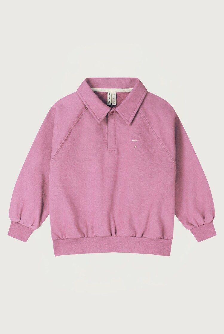 Gray Label Polo Sweater - Bubblegum