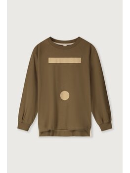 Gray Label Oversized L/S Tee - Woody/Cookie print