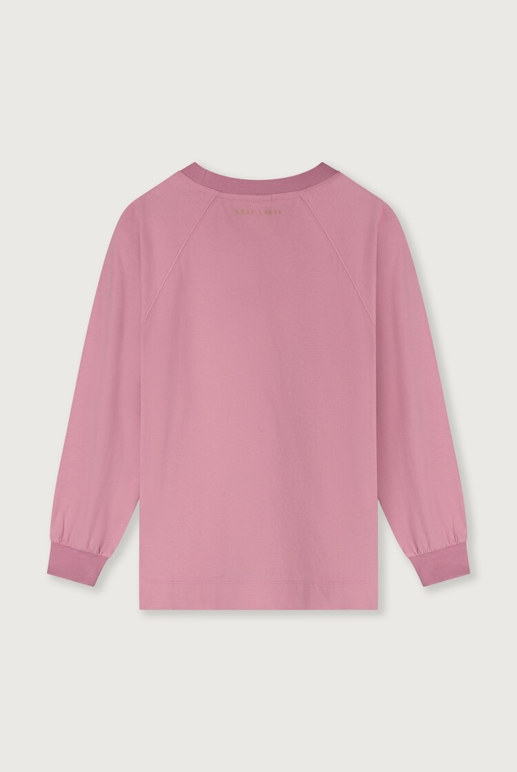 Gray Label Oversized L/S Tee - Bubblegum/Cookie print