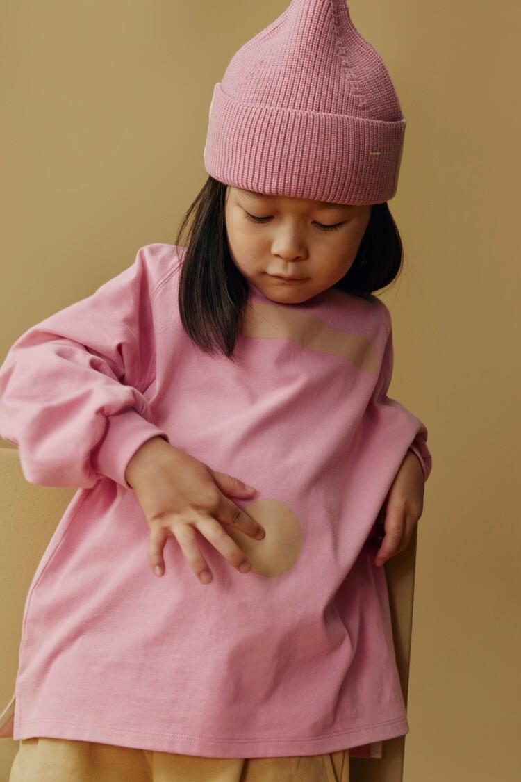 Gray Label Oversized L/S Tee - Bubblegum/Cookie print
