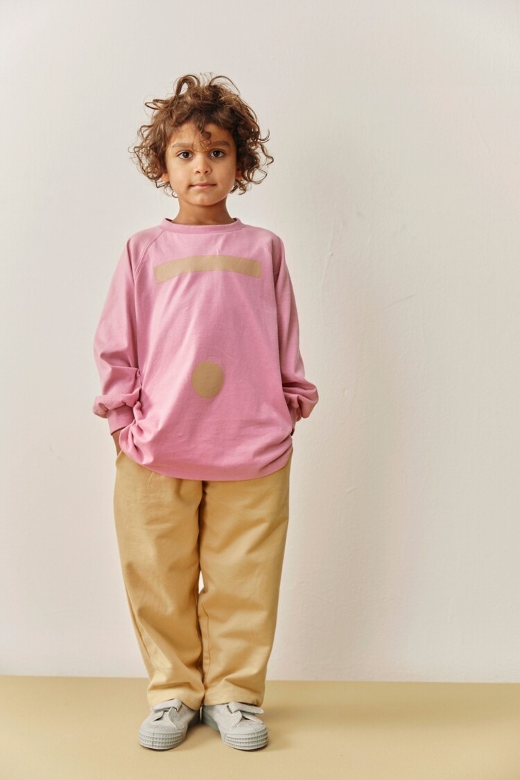 Gray Label Oversized L/S Tee - Bubblegum/Cookie print