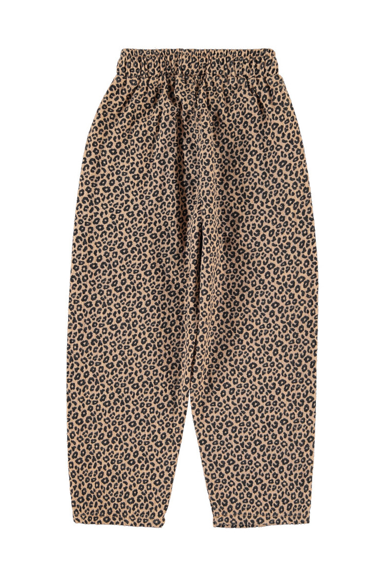 Piupiuchick trousers | brown w/ animal print