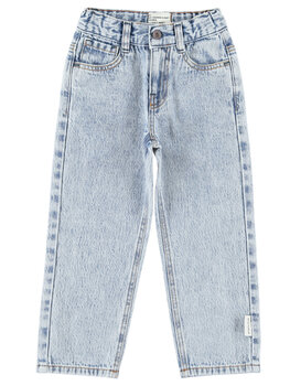 Piupiuchick unisex trousers |fadded light blue denim