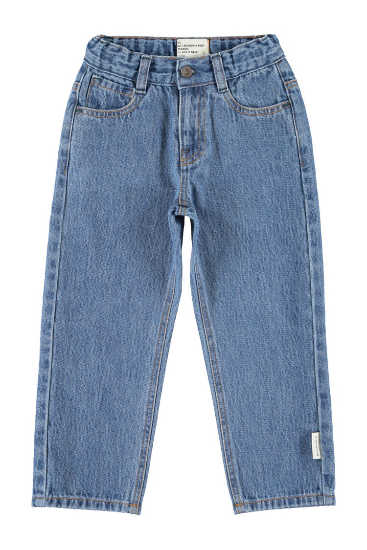 Piupiuchick unisex trousers | washed navy denim