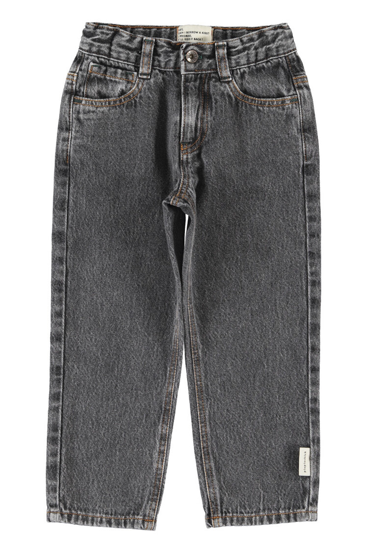 Piupiuchick unisex trousers | grey denim
