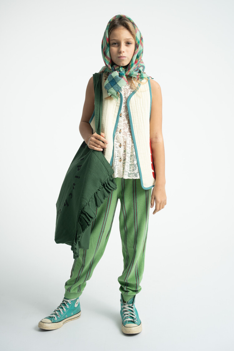 Piupiuchick Scarf | Light green checkered