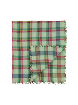 Piupiuchick Scarf | Light green checkered