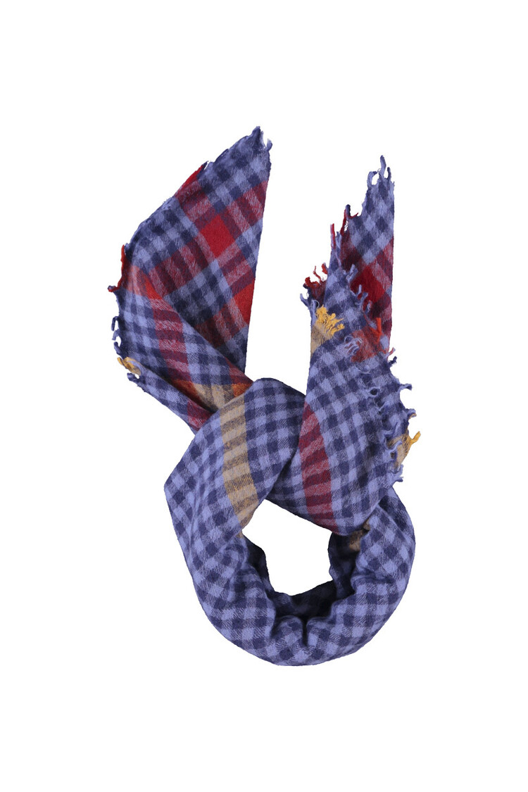Piupiuchick Scarf | Purple checkered