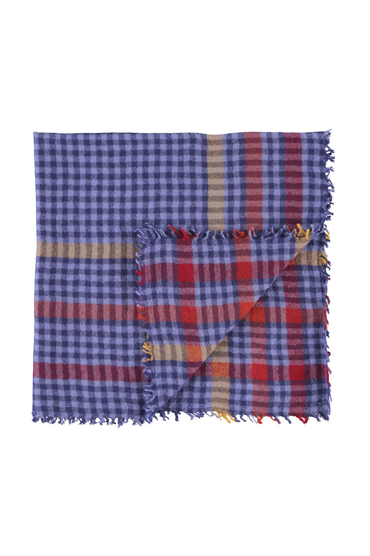 Piupiuchick Scarf | Purple checkered