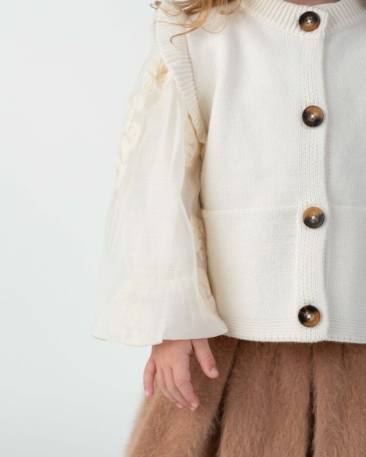 Donsje AMS Hespera Vest - Off white