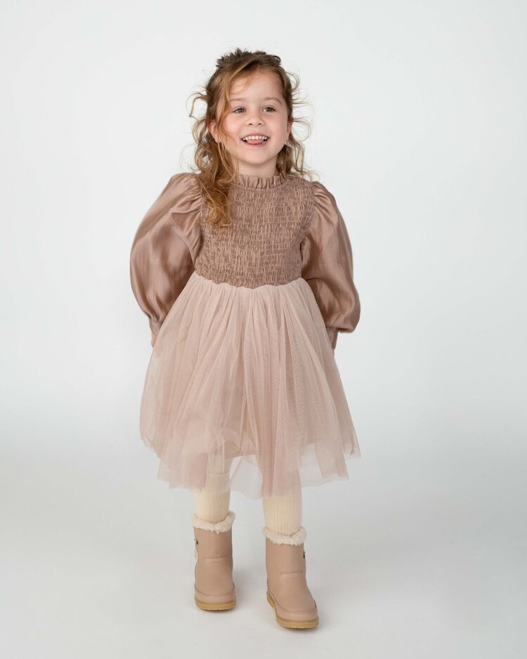 Donsje AMS Janice Dress - Rose Brown