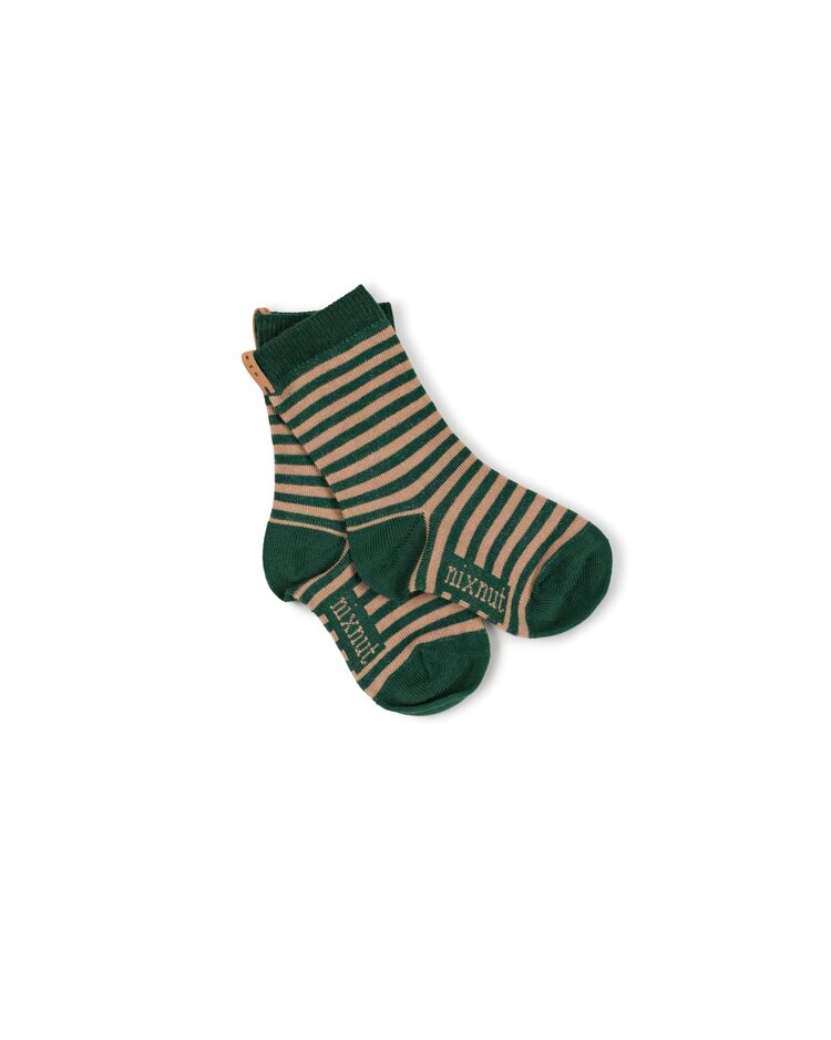 Nixnut Striped Socks - Moss Stripe