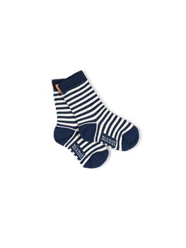 Nixnut Striped Socks - Navy Stripe