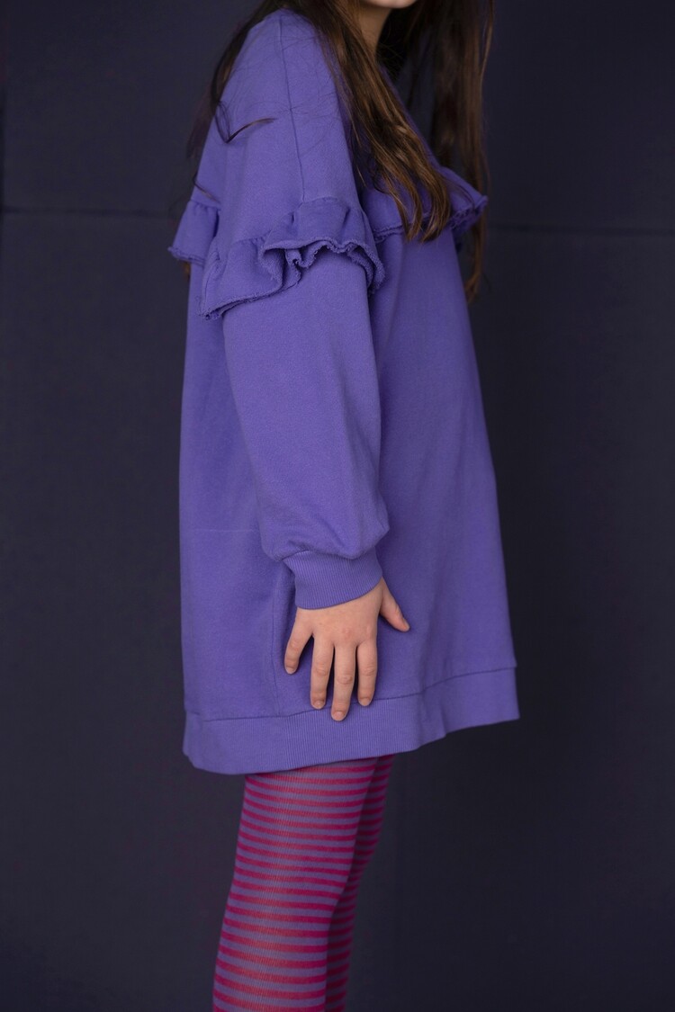 Nixnut Stripe Tights - Blueberry