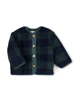 Nixnut Check Jacket - Moss