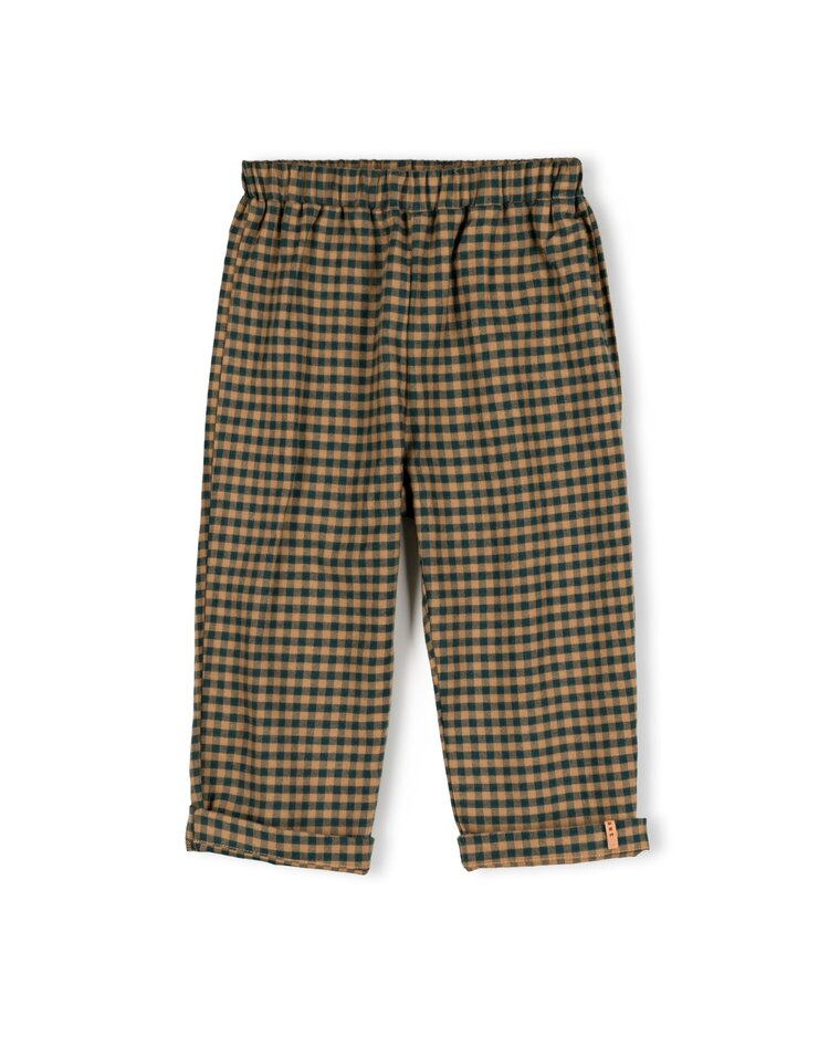 Nixnut Stic Pants - Moss Checkered