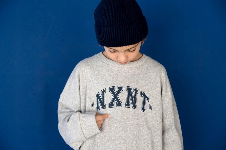 Nixnut Logo  Sweater - Grey