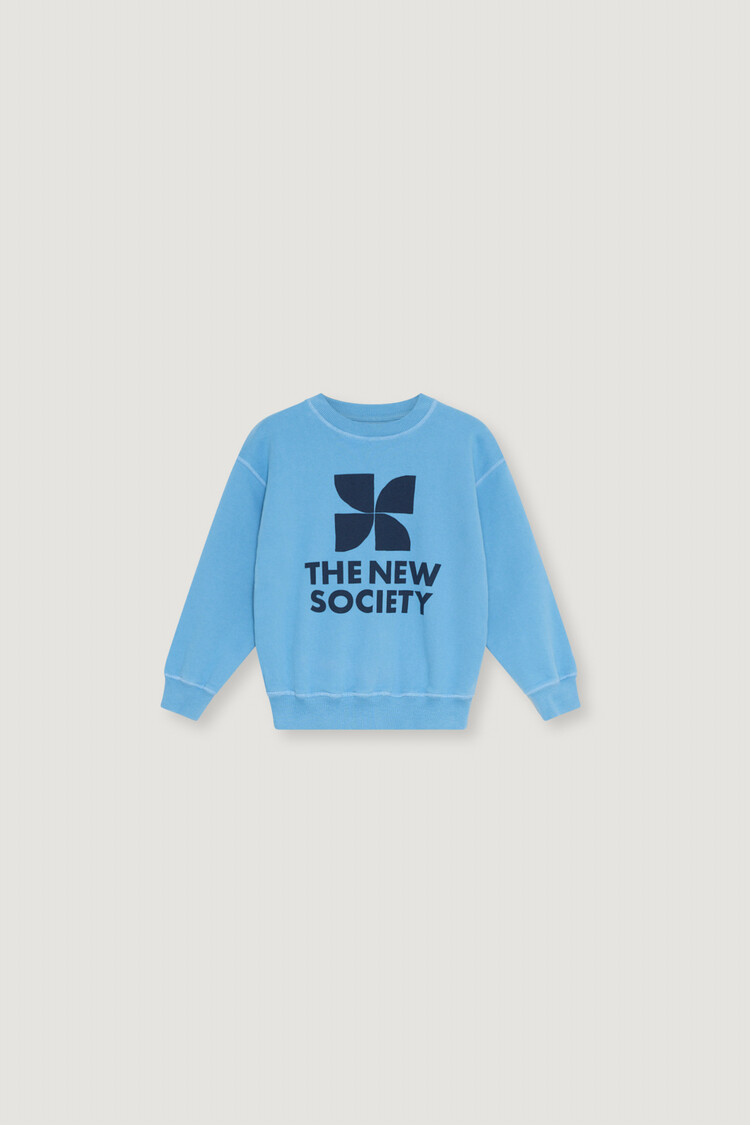 The New Society TNS Logo Sweatshirt Cyaneus