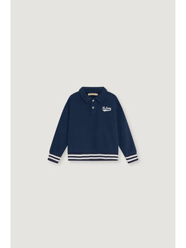 The New Society Misty Polo - Black iris