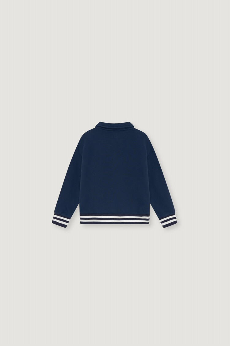 The New Society Misty Polo - Black iris
