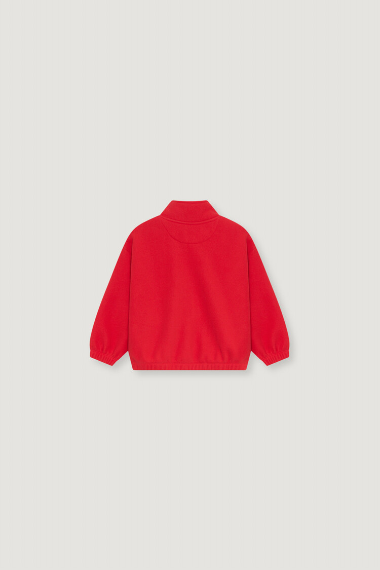 The New Society Cloudy Fleece Sweatshirt Chinese Red