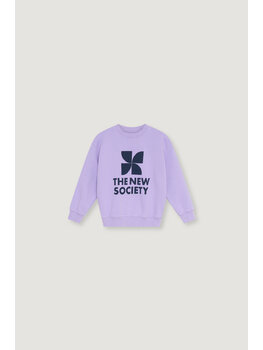 The New Society TNS Logo Sweatshirt Violet Tulip