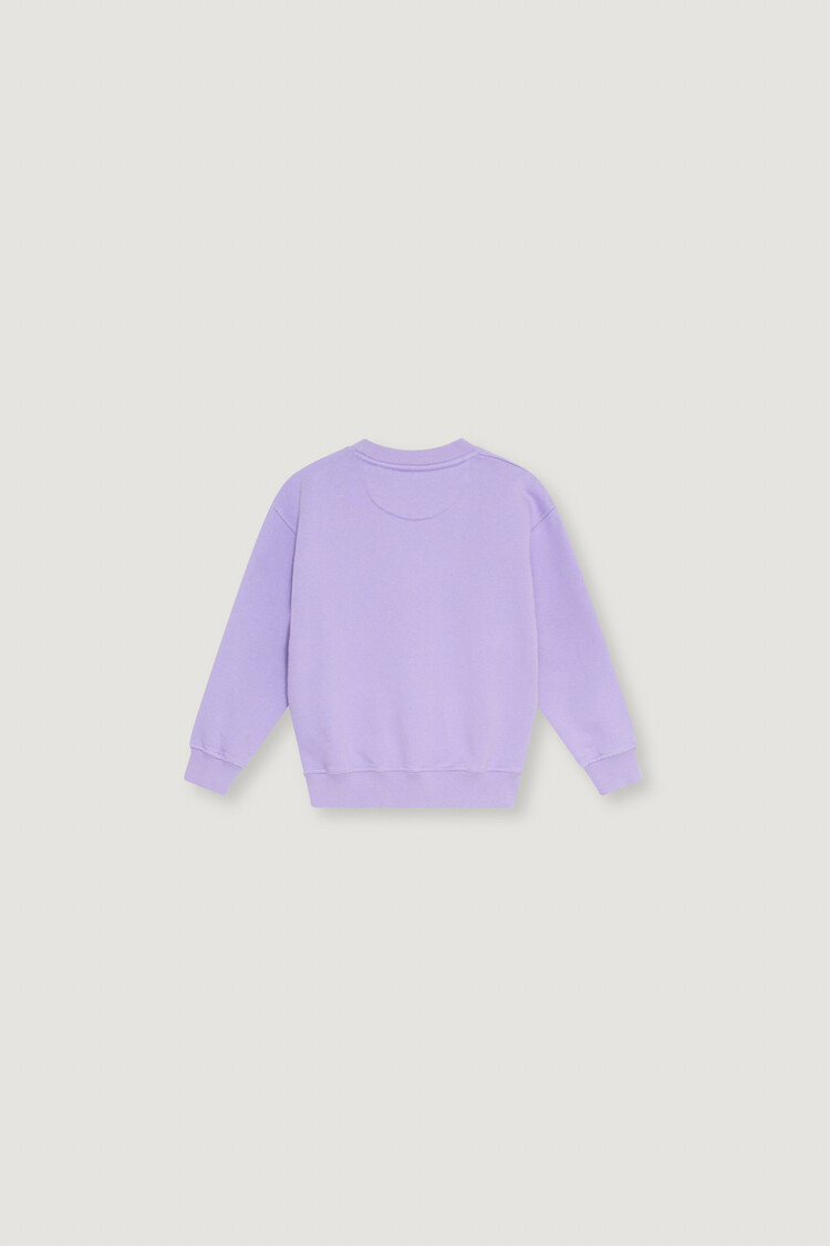 The New Society TNS Logo Sweatshirt Violet Tulip