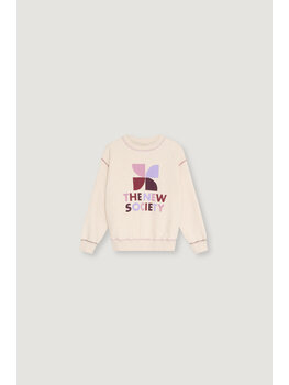 The New Society TNS Logo Sweatshirt Whisper Multicolor
