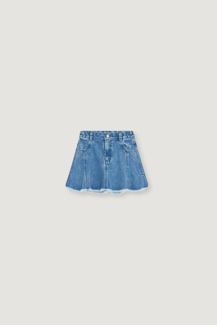 The New Society Ridge Denim Skirt
