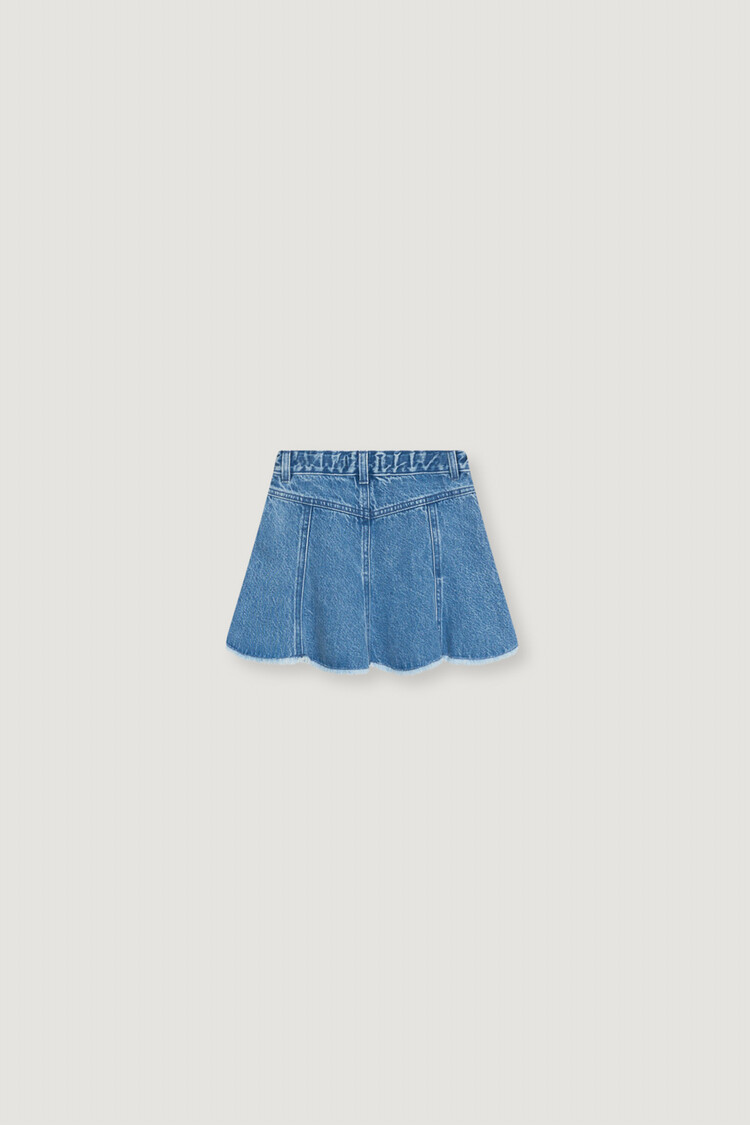 The New Society Ridge Denim Skirt